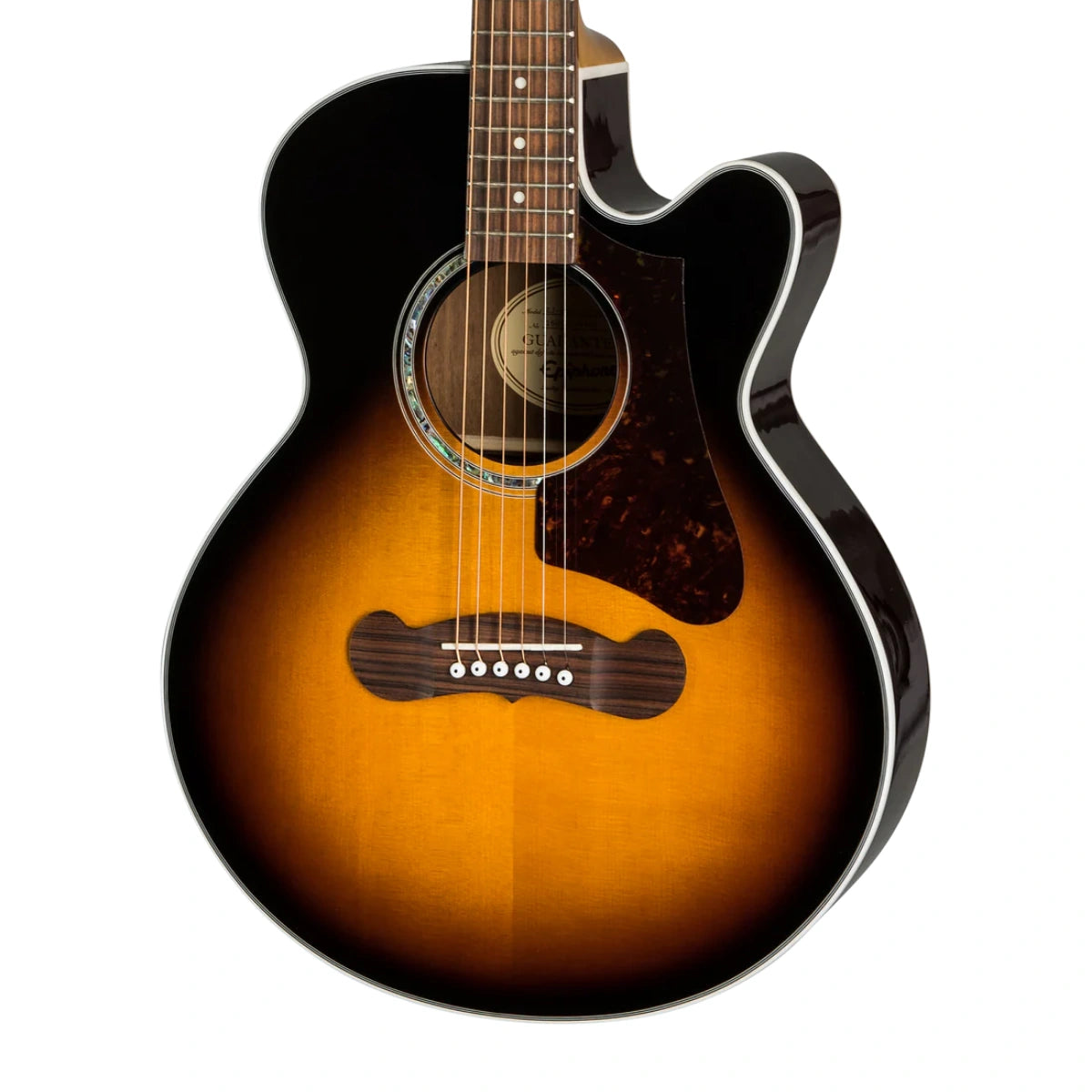 Đàn Guitar Acoustic Epiphone J 200 EC Studio Parlor Solid Top Fishman Presys II Vintage Sunburst