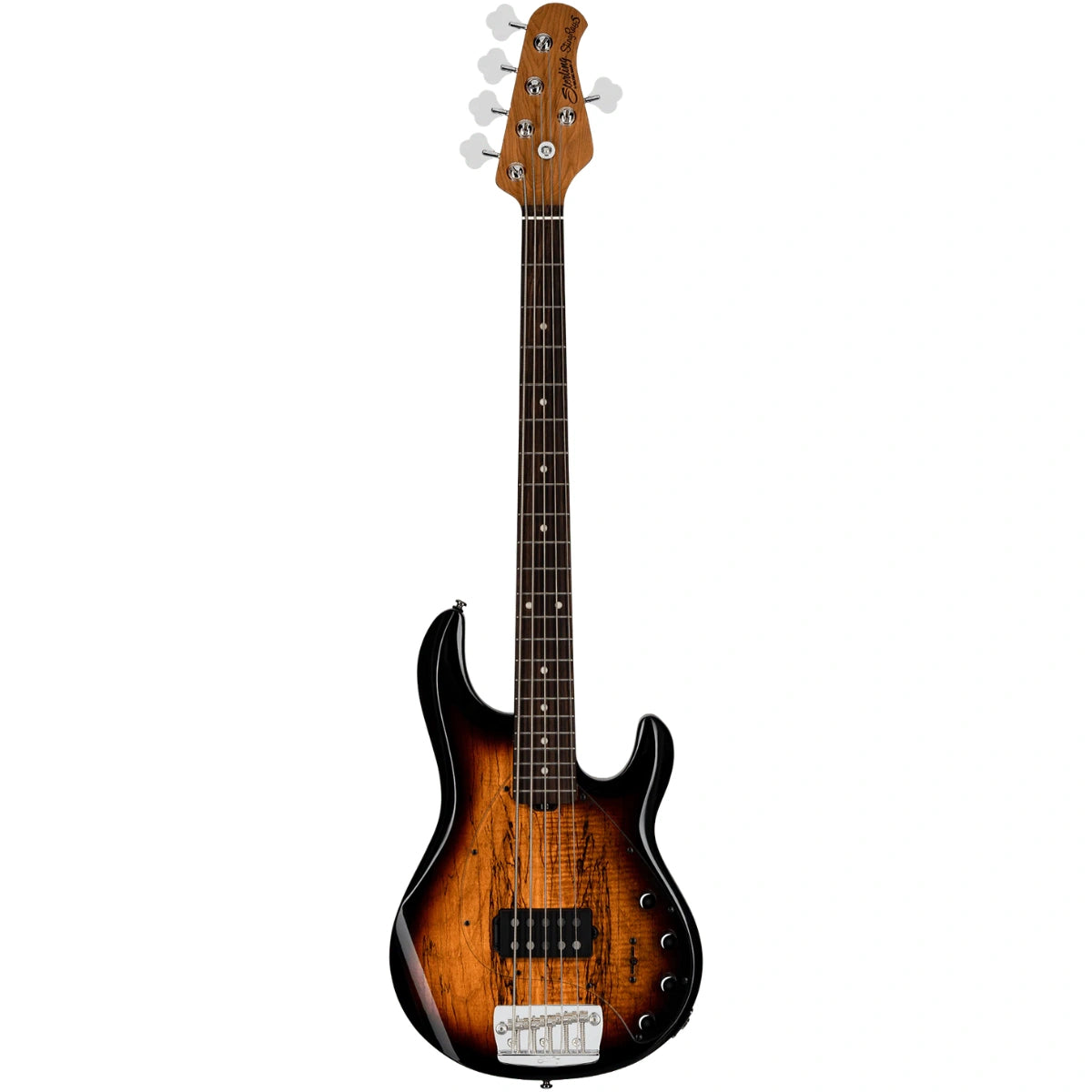 Đàn Guitar Bass Sterling by Music Man StingRay 5 Maple Top, 3 Tone Sunburst