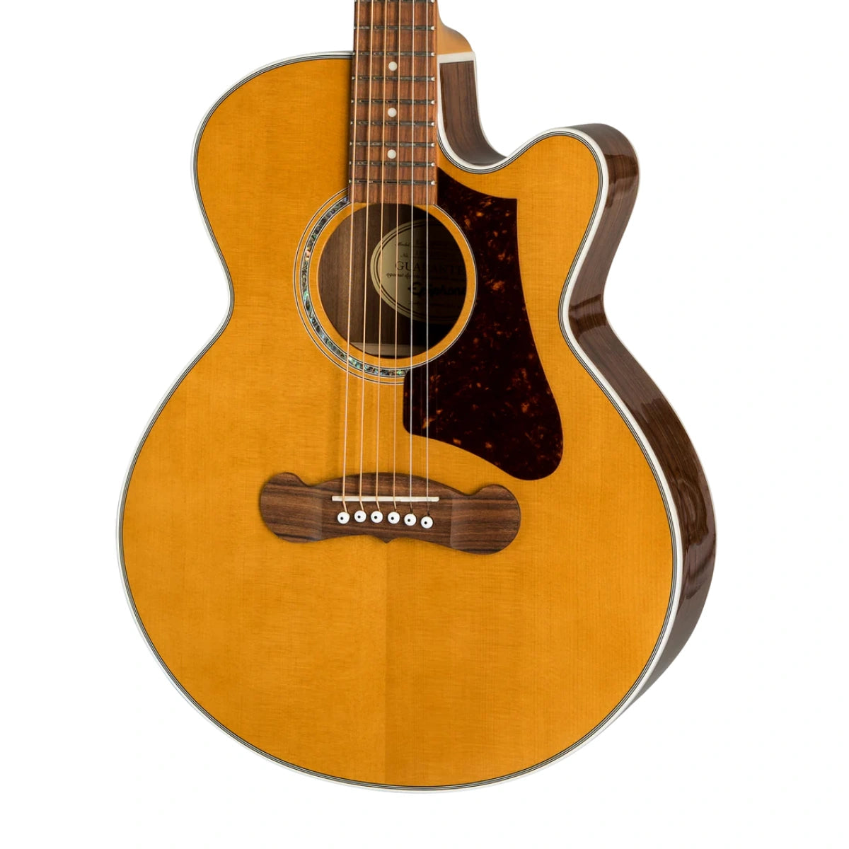 Đàn Guitar Acoustic Epiphone J 200 EC Studio Parlor Solid Top Fishman Presys II Vintage Natural
