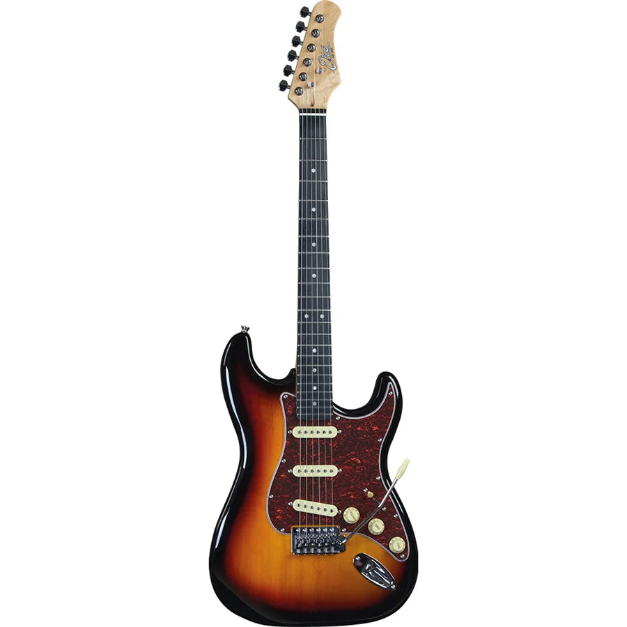 Đàn Guitar Điện Guitar EKo S-300 SSS, Resin Fingerboard, Sunburst