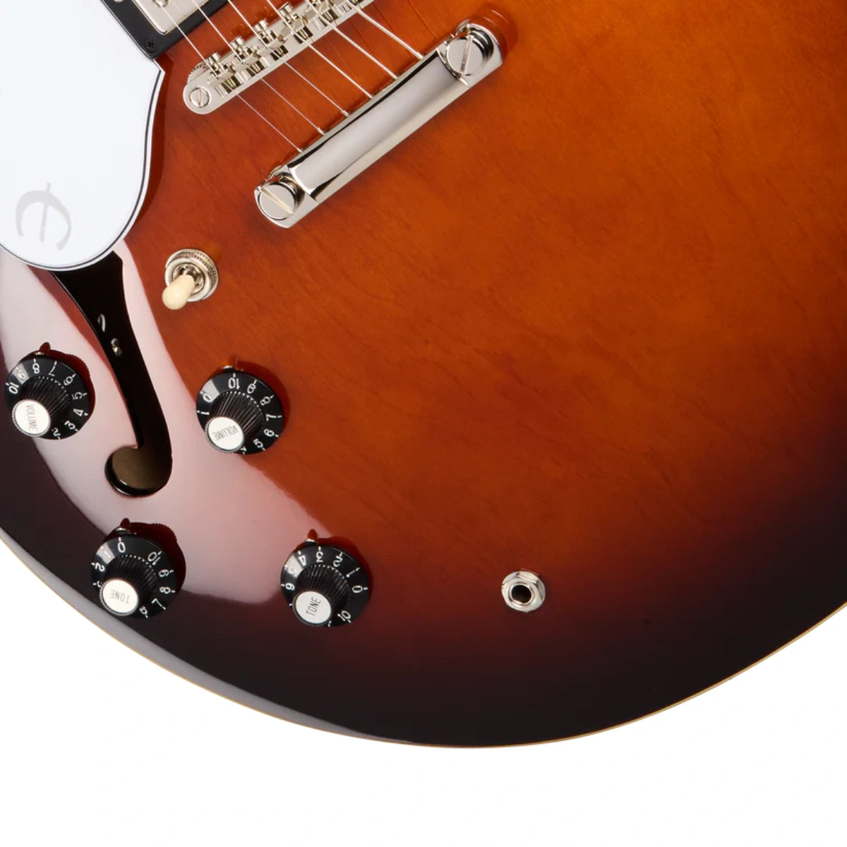 Đàn Guitar Điện Epiphone Bonehead Riviera Left Handed, Dark Tobacco Sunburst