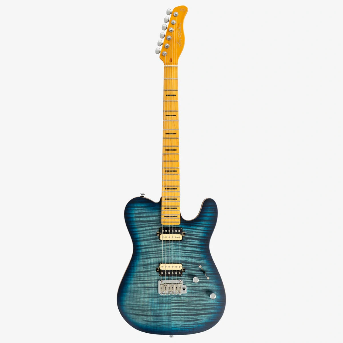 Đàn Guitar Điện Sire Larry Carlton T7 FM New Gen Transparent Blue