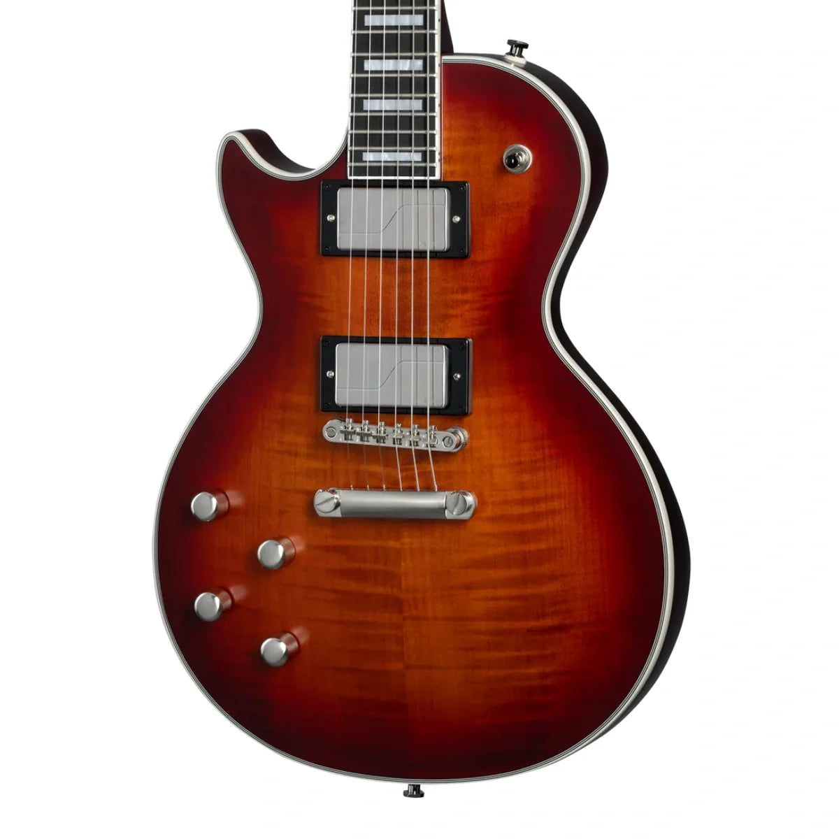 Đàn Guitar Điện Epiphone Les Paul Prophecy Left Handed màu Aged Bengal Tiger Burst