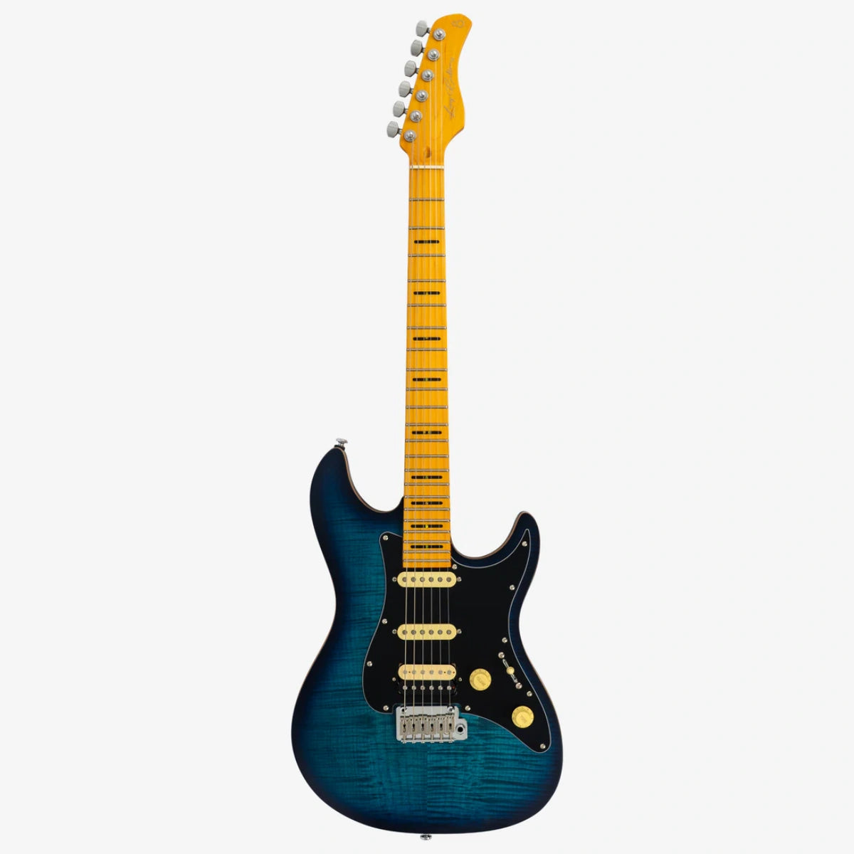Đàn Guitar Điện Sire Larry Carlton S7 FM New Gen Transparent Blue Satin