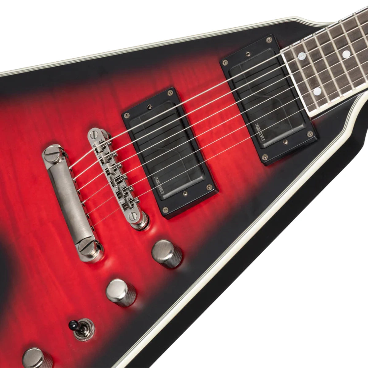 Đàn Guitar Điện Epiphone Dave Mustaine Flying V Prophecy, Aged Dark Red Burst