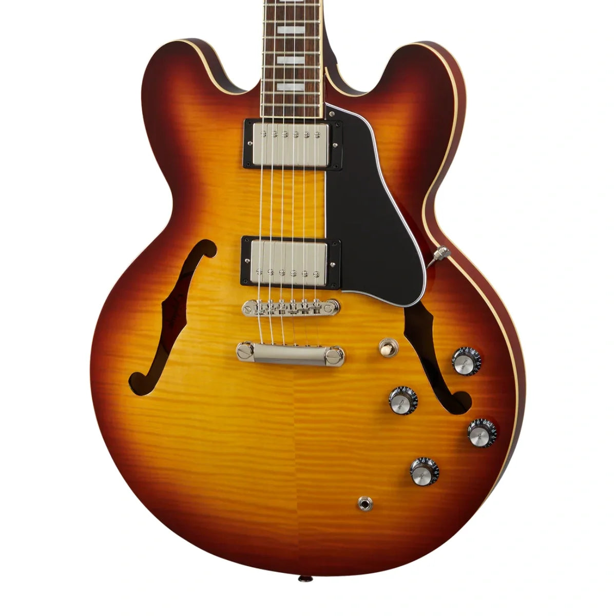 Đàn Guitar Điện Epiphone ES 335 Figured màu Raspberry Tea Burst