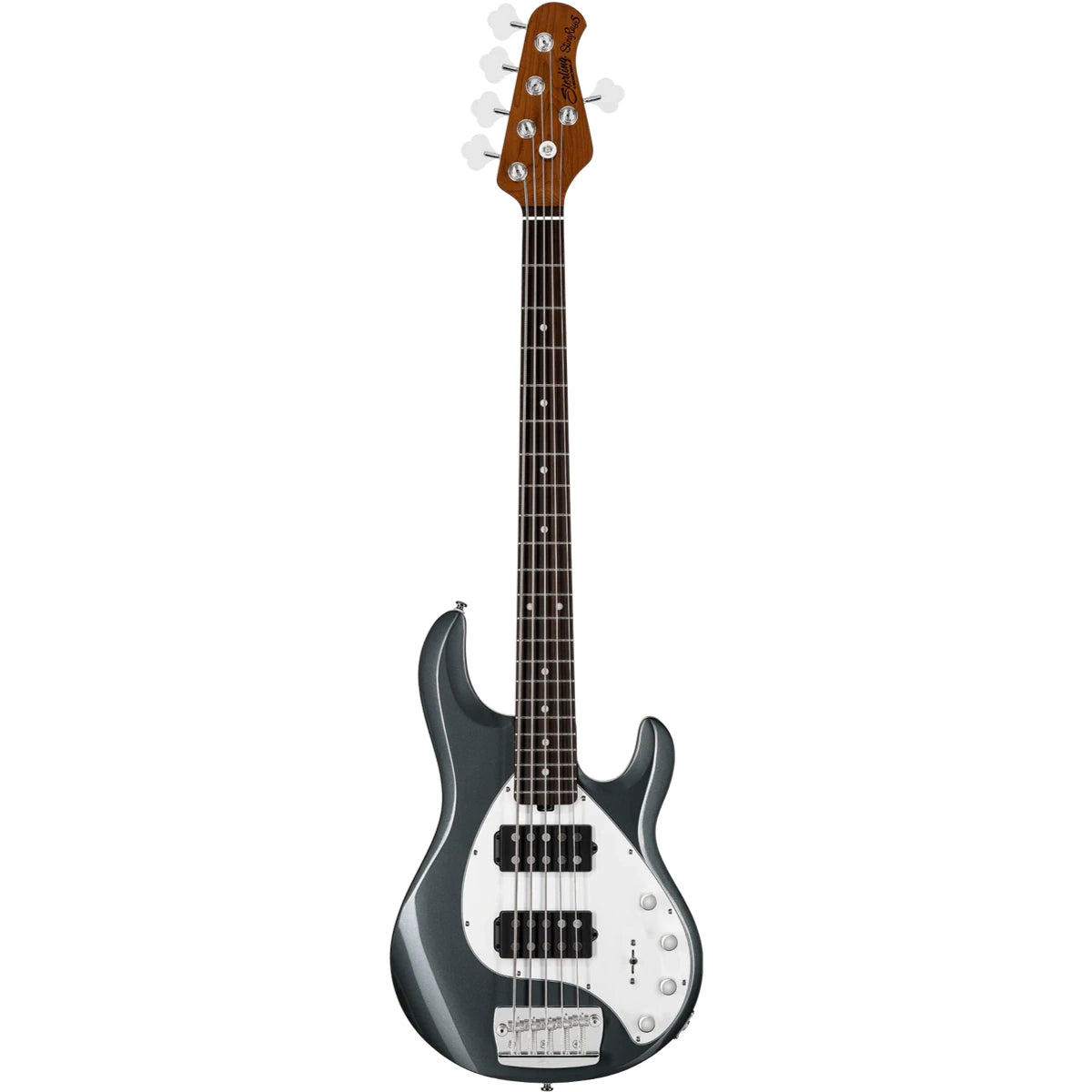 Đàn Guitar Bass Sterling by Music Man StingRay 5 HH, Charcoal Frost