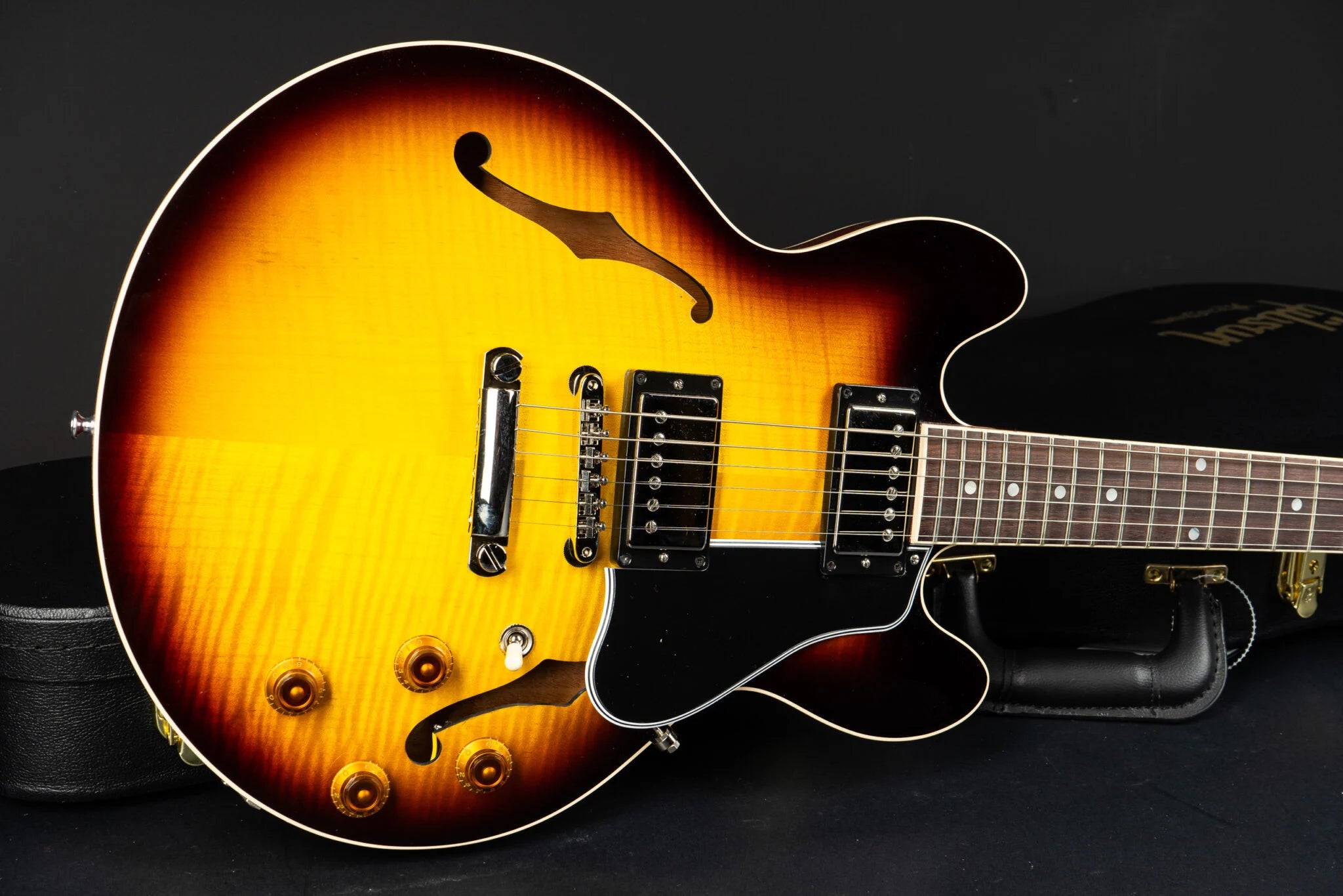 Đàn Guitar Điện Gibson CS336 Figured Top, Vintage Sunburst