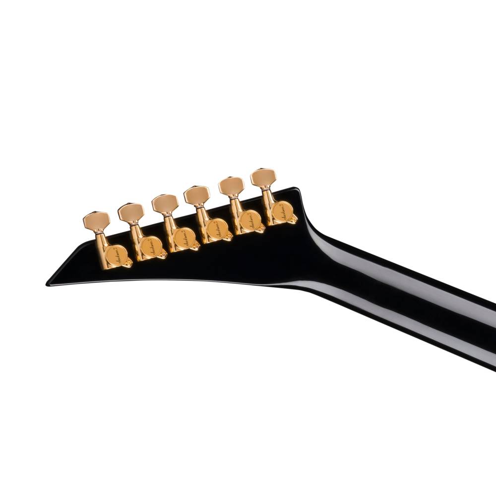 Jackson MJ Series Rhoads RR24-MG, Electric Guitar, Black with Yellow Pinstripes