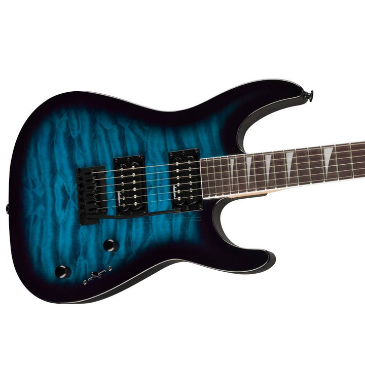 Jackson JS Series Dinky JS20 DKQ 2PT, Transparent Blue, Electric Guitar