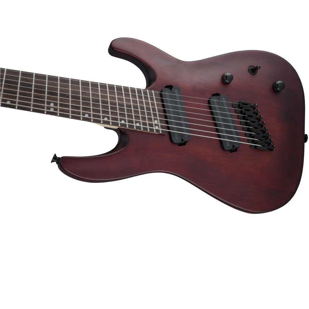 Jackson X Series Dinky Arch Top DKAF8 Multi-Scale 8, Electric Guitar, Stained Mahogany