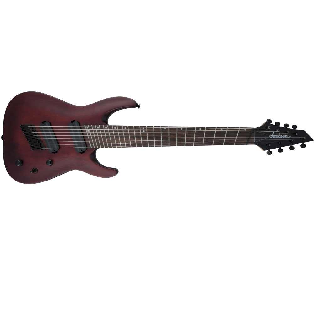 Jackson X Series Dinky Arch Top DKAF8 Multi-Scale 8, Electric Guitar, Stained Mahogany