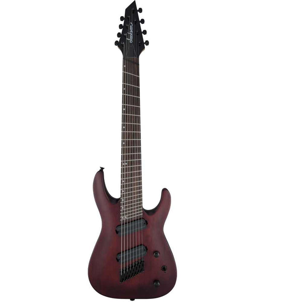 Jackson X Series Dinky Arch Top DKAF8 Multi-Scale 8, Electric Guitar, Stained Mahogany