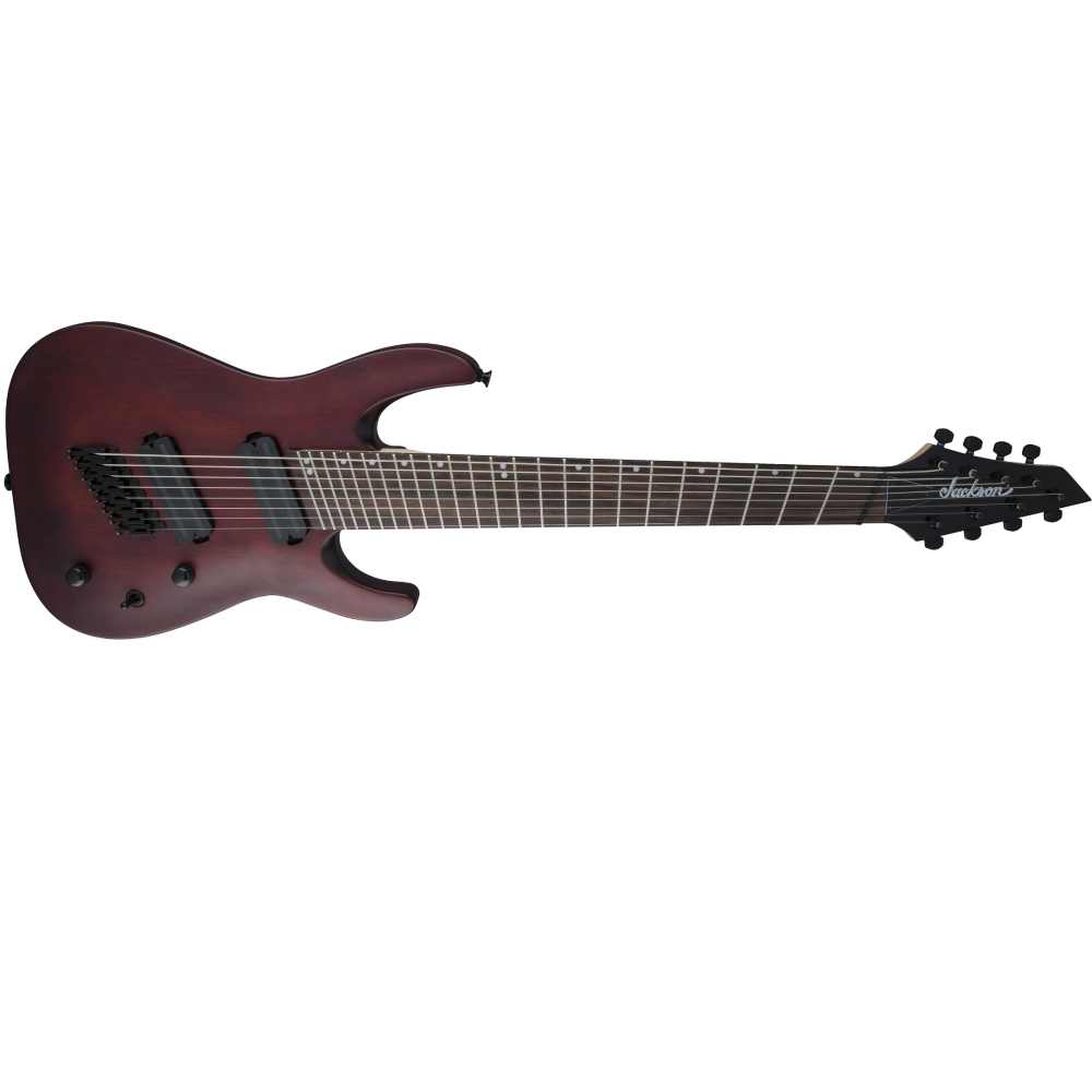 Jackson X Series Dinky Arch Top DKAF8 Multi-Scale 8, Electric Guitar, Stained Mahogany