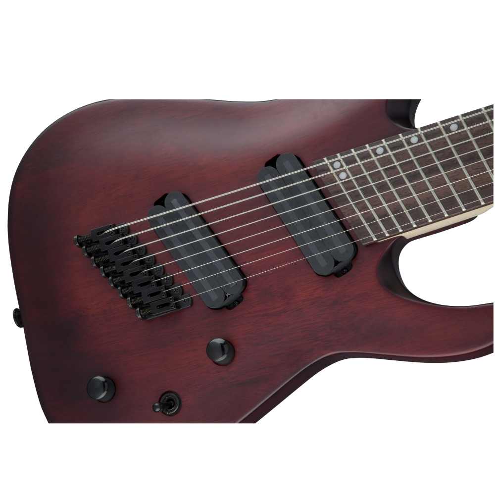 Jackson X Series Dinky Arch Top DKAF8 Multi-Scale 8, Electric Guitar, Stained Mahogany