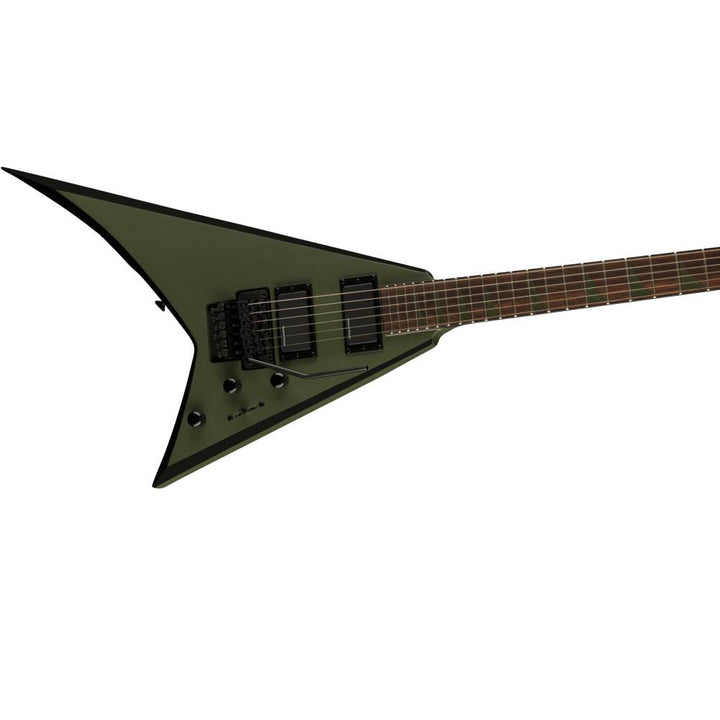 Jackson Rhoads RRX24, Matte Army Drab with Black Bevels, Electric Guitar