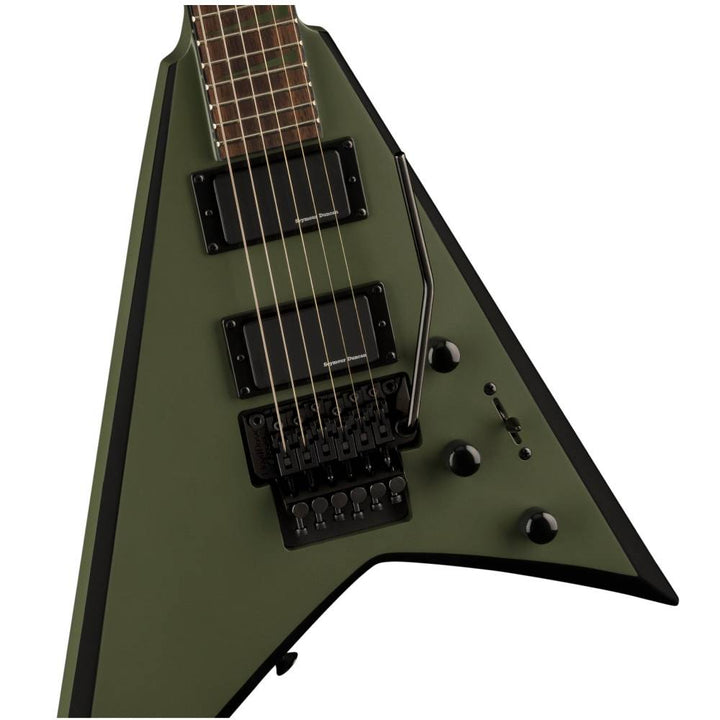 Jackson Rhoads RRX24, Matte Army Drab with Black Bevels, Electric Guitar