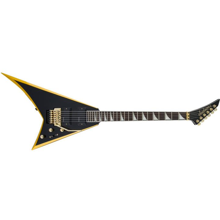 Jackson Rhoads RRX24, Black with Yellow Bevels, Electric Guitar