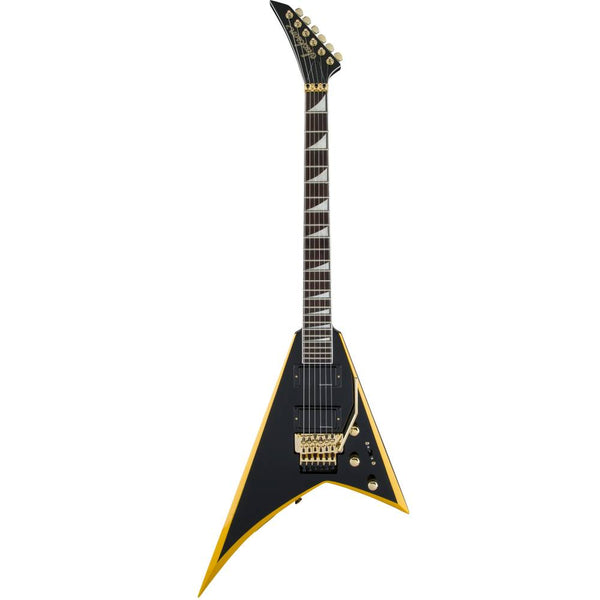 Jackson Rhoads RRX24, Black with Yellow Bevels, Electric Guitar