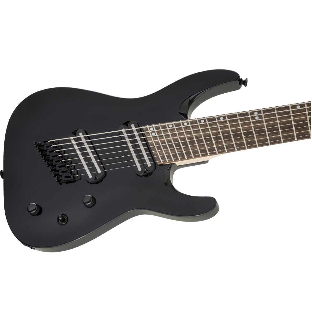 Jackson X Series Dinky Arch Top DKAF8 Multi-Scale 8, Electric Guitar, Gloss Black