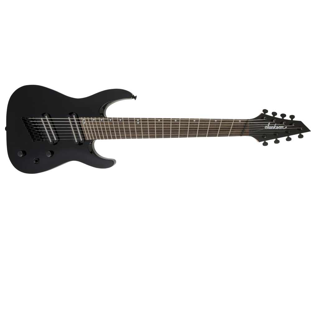 Jackson X Series Dinky Arch Top DKAF8 Multi-Scale 8, Electric Guitar, Gloss Black
