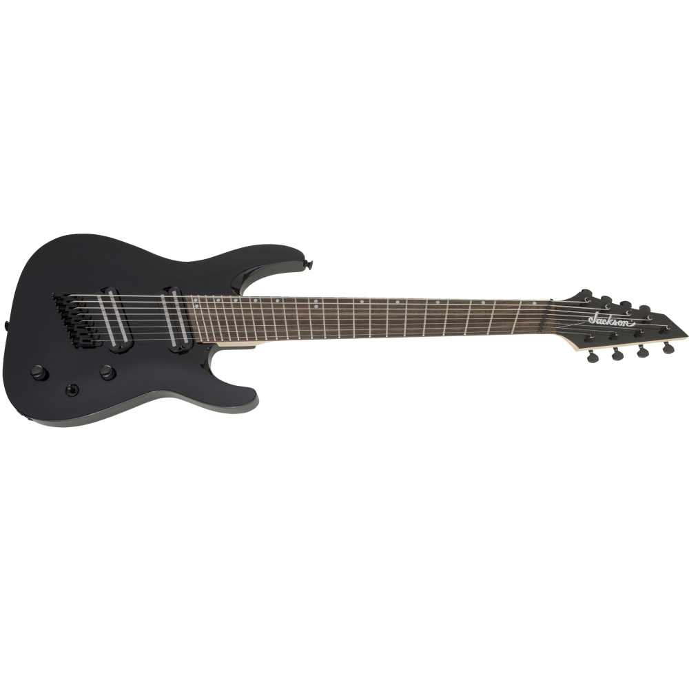 Jackson X Series Dinky Arch Top DKAF8 Multi-Scale 8, Electric Guitar, Gloss Black