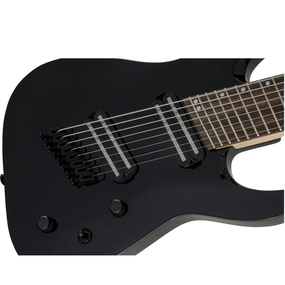 Jackson X Series Dinky Arch Top DKAF8 Multi-Scale 8, Electric Guitar, Gloss Black