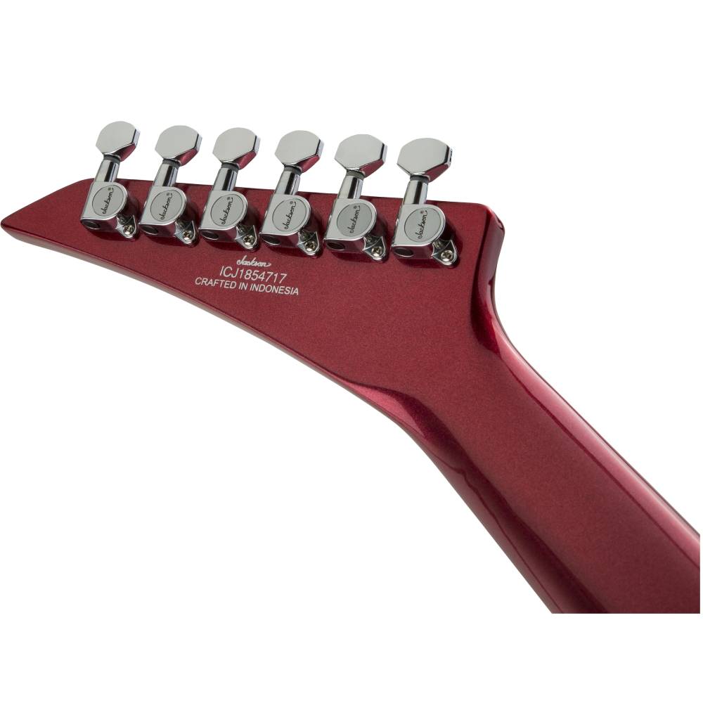 Đàn Guitar Điện Jackson X Series Signature Scott Ian King V KVXT HH màu Candy Apple Red bàn phím Laurel