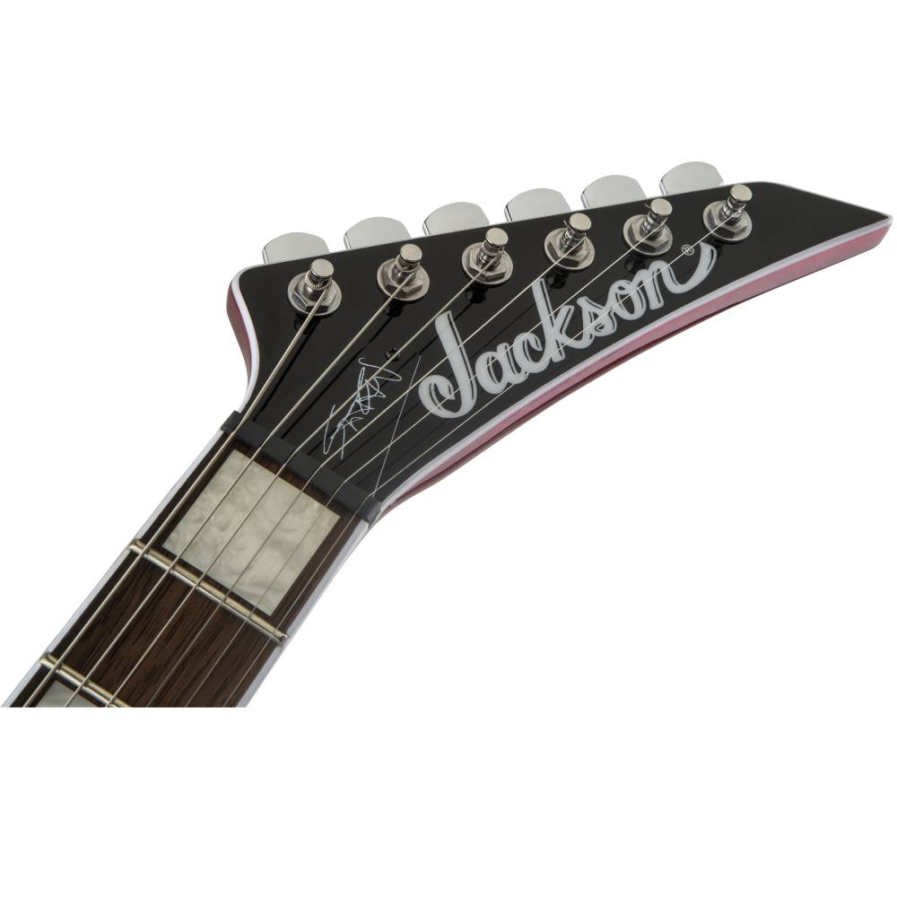 Đàn Guitar Điện Jackson X Series Signature Scott Ian King V KVXT HH màu Candy Apple Red bàn phím Laurel