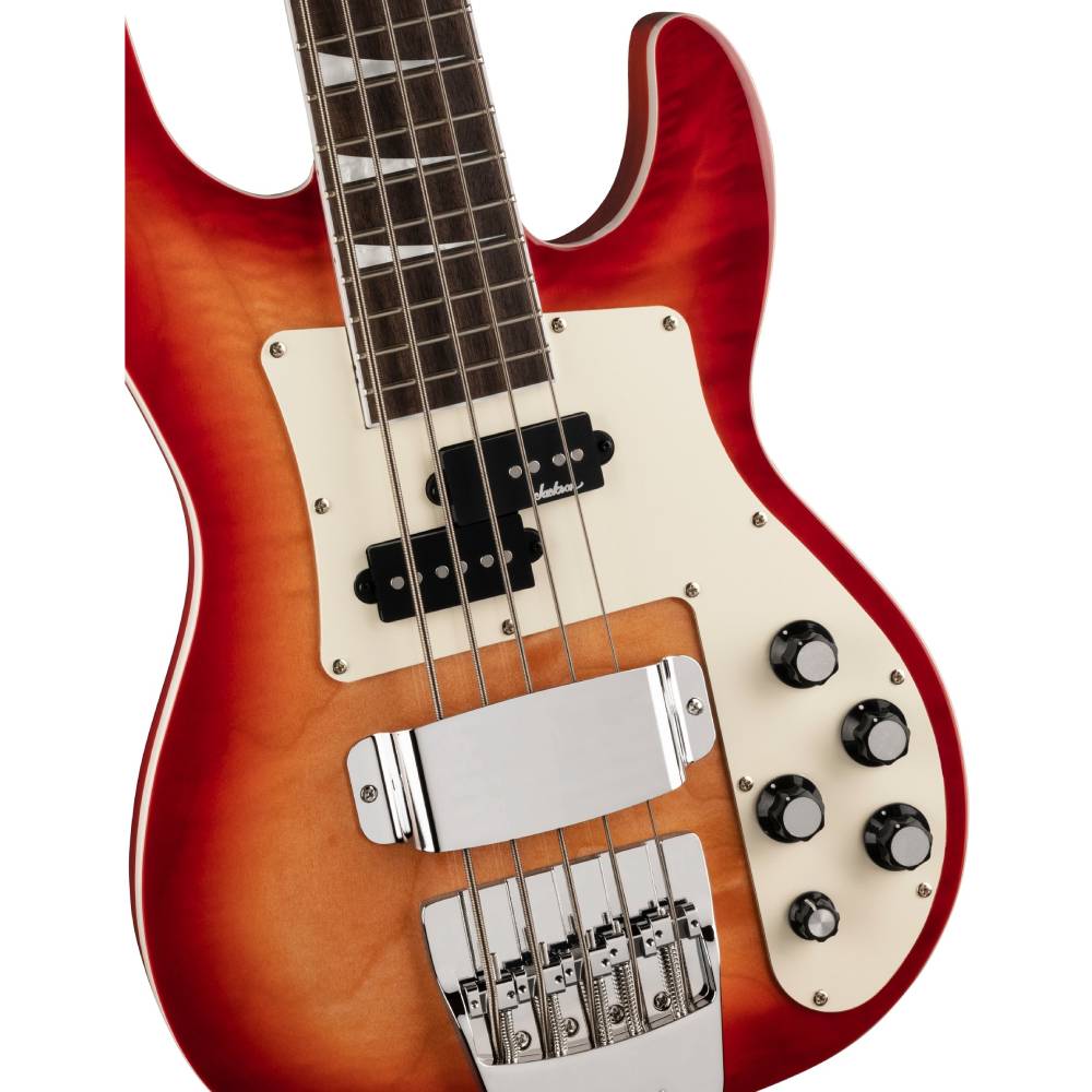 Jackson X Series Concert Bass CBXNT DX V, Fireburst, Bass Guitar