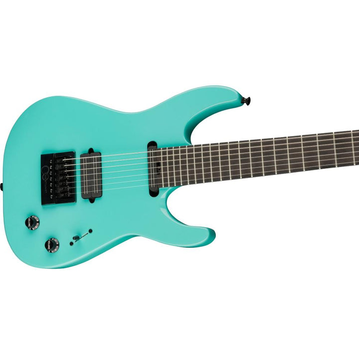 Jackson Pro Series Signature Josh Smith Soloist SL7 ET 7, Dark Surf Green, Electric Guitar