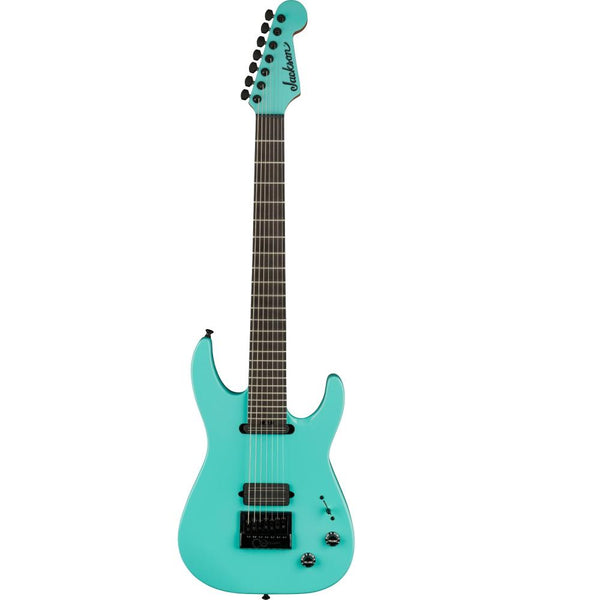 Jackson Pro Series Signature Josh Smith Soloist SL7 ET 7, Dark Surf Green, Electric Guitar