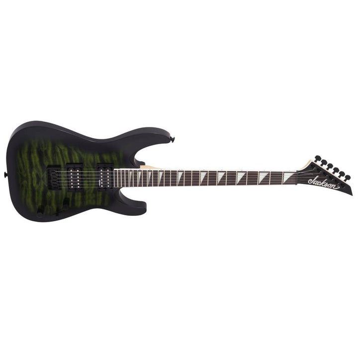 Jackson Dinky Arch Top JS32Q DKA HT, Transparent Green Burst, Electric Guitar