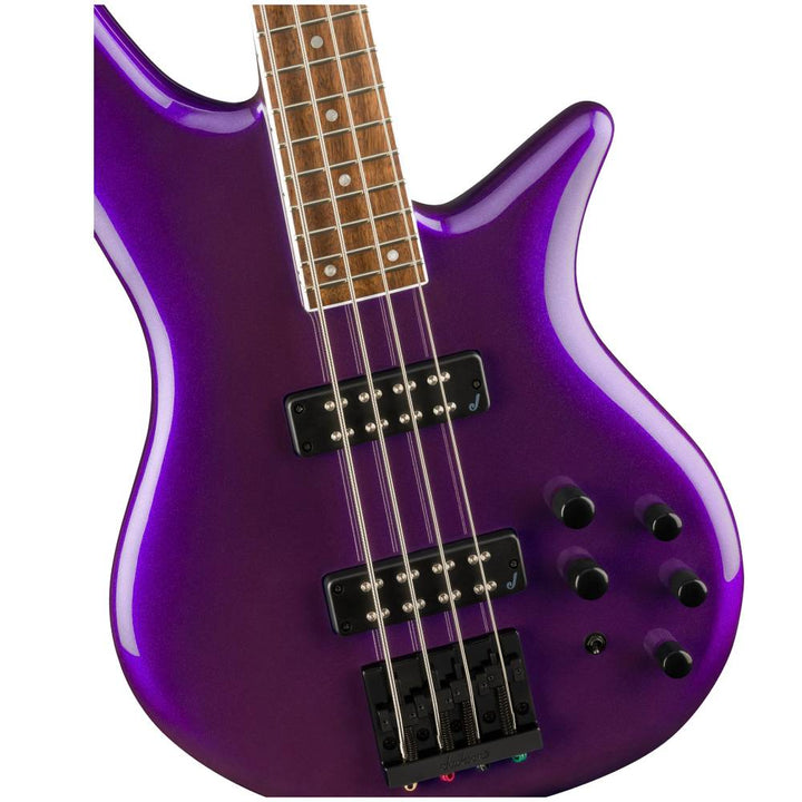 Jackson X Series Spectra SBX IV String Bass Guitar, Deep Purple Metallic