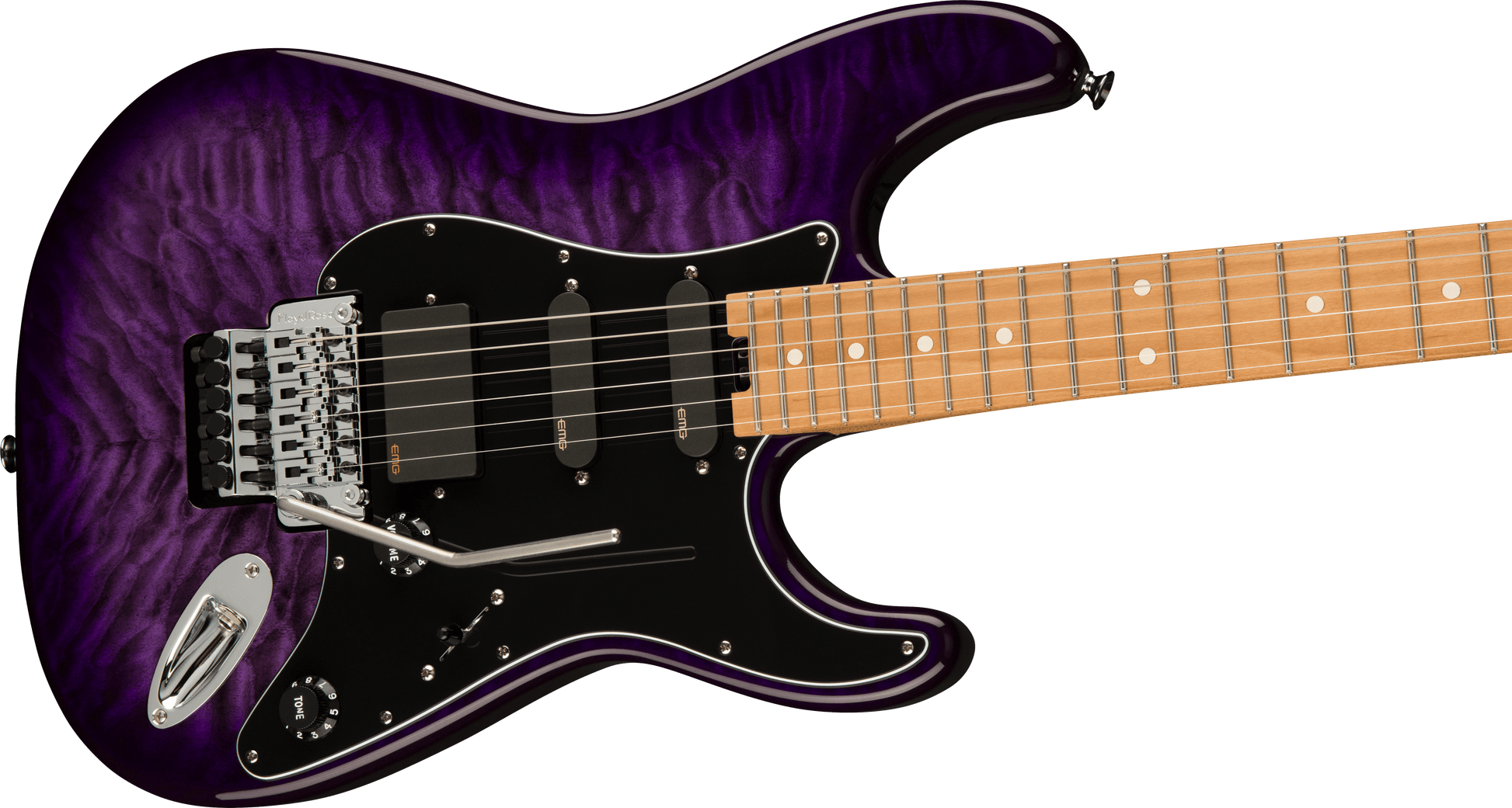 Đàn Guitar Điện Charvel Marco Sfogli Signature Pro-Mod So-Cal Style 1 HSS, Maple Fingerboar, Transparent Purple Burst