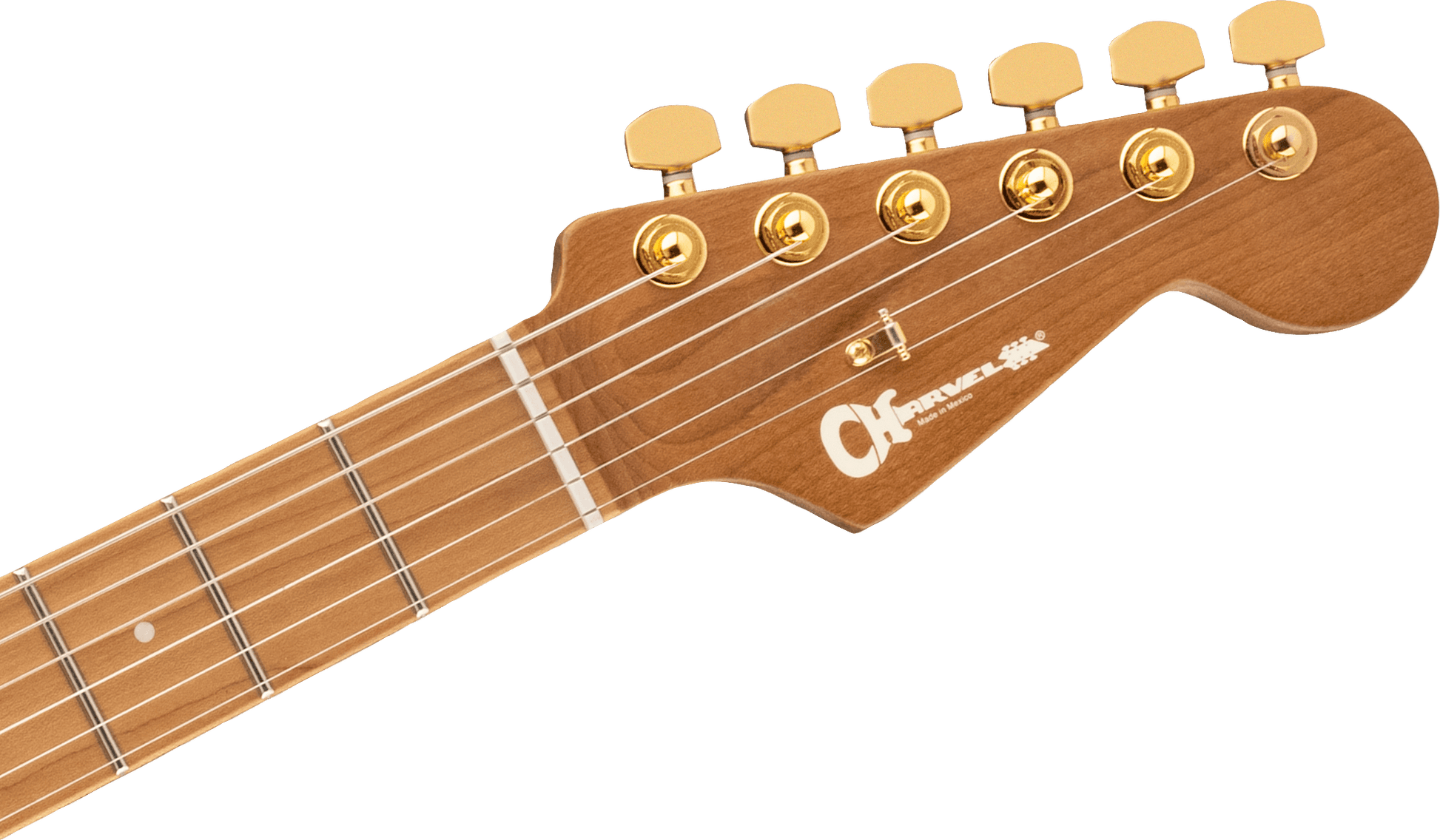 Đàn Guitar Điện Charvel Pro-Mod DK24 HH 2PT CM Poplar Burl, Maple Fingerboard, Transparent Black Burst