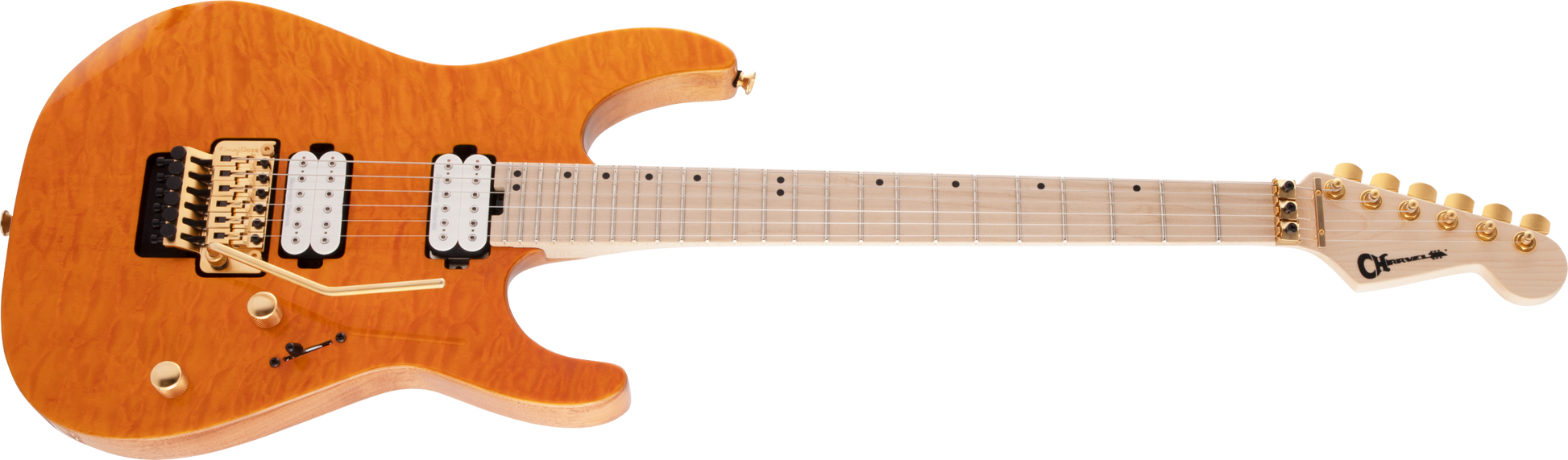Đàn Guitar Điện Charvel Pro-Mod DK24 HH FR M QM, Maple Fingerboard