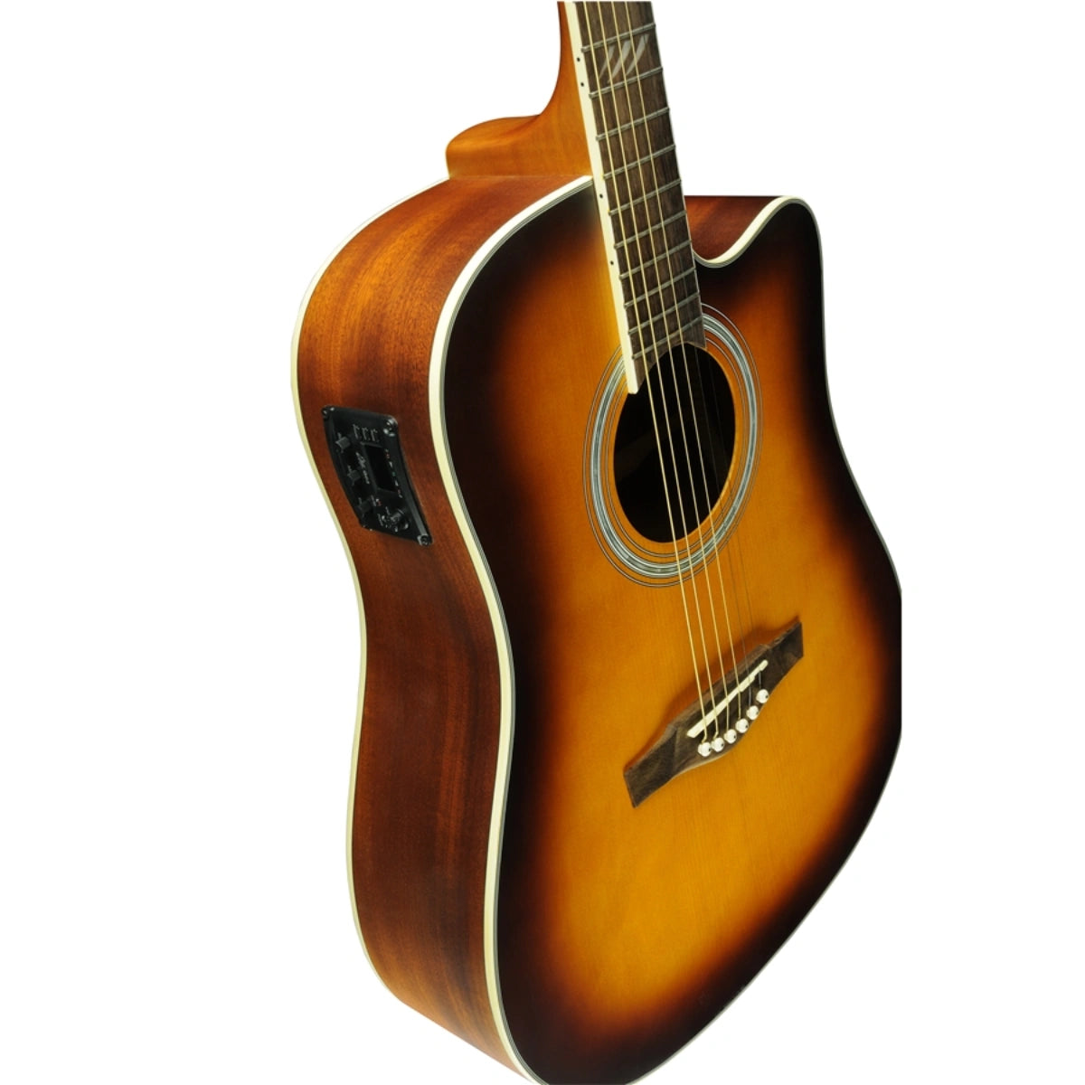 Đàn Guitar Acoustic Electric Eko TRI D CW EQ, Honey Burst