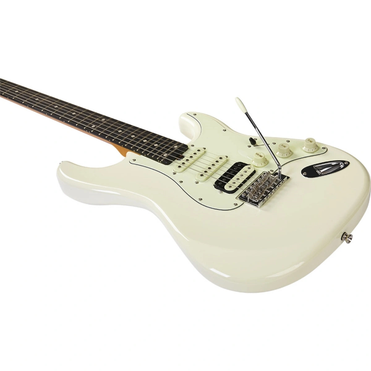 Đàn Guitar Điện Eko Aire V-NOS, Olympic White