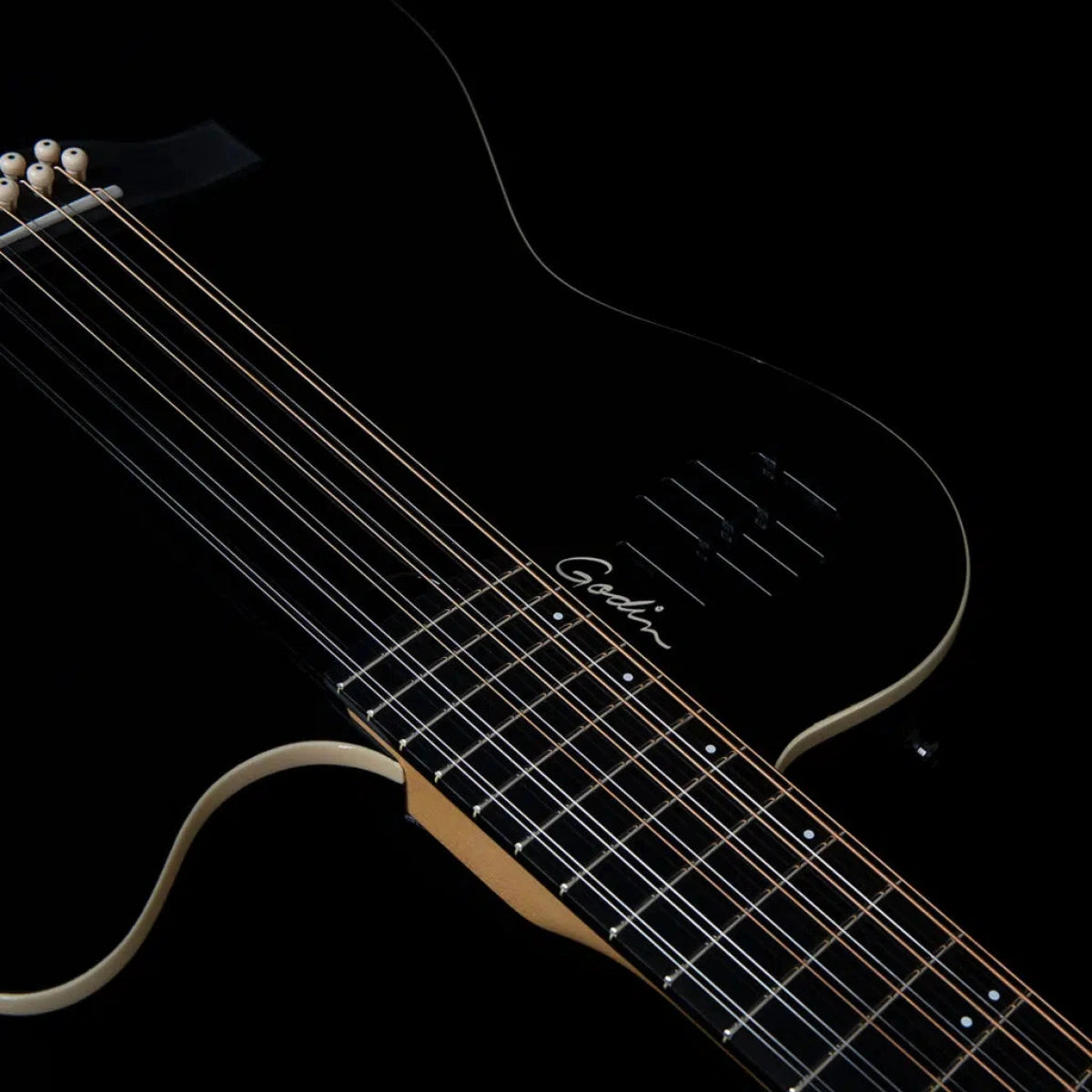Đàn Guitar Điện Godin A12 Black HG, Black