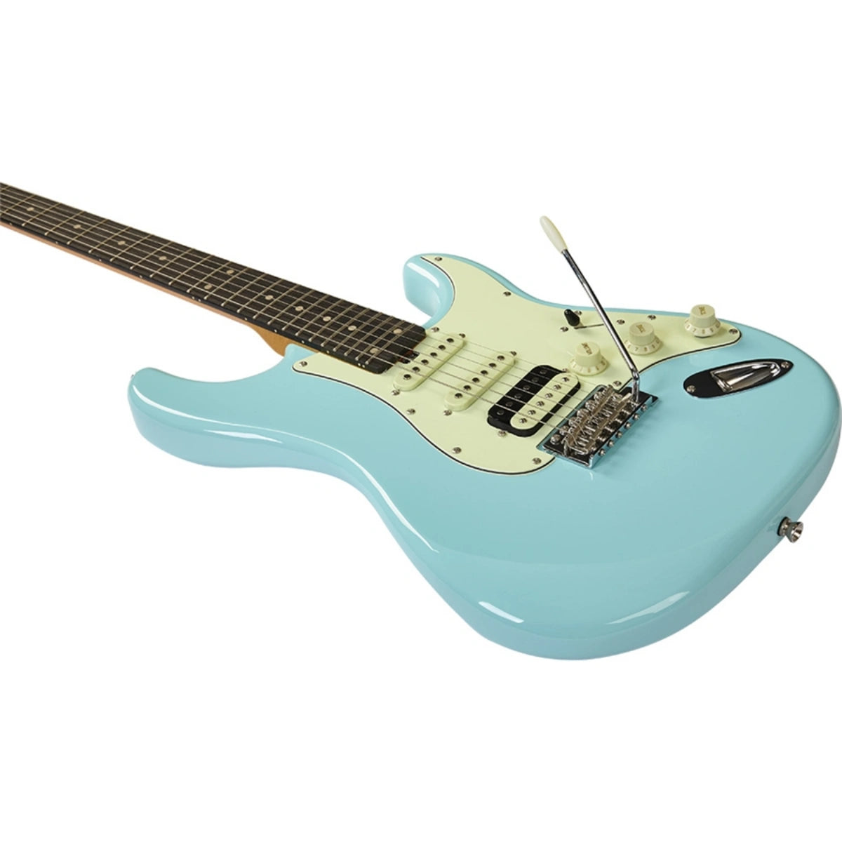 Đàn Guitar Điện Eko Aire V-NOS, Daphne Blue