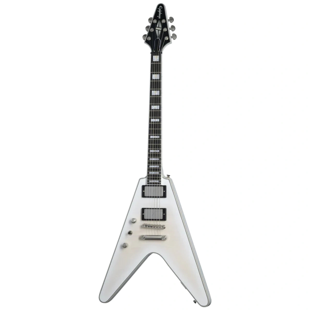 Đàn Guitar Điện Epiphone Flying V Prophecy Left Handed Aged White Tiger Burst
