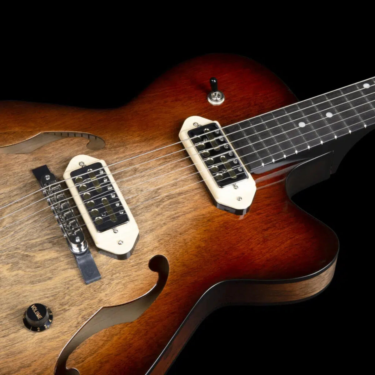 Đàn Guitar Điện Godin 5th Ave TL Vintage Burst HG Gold Foil