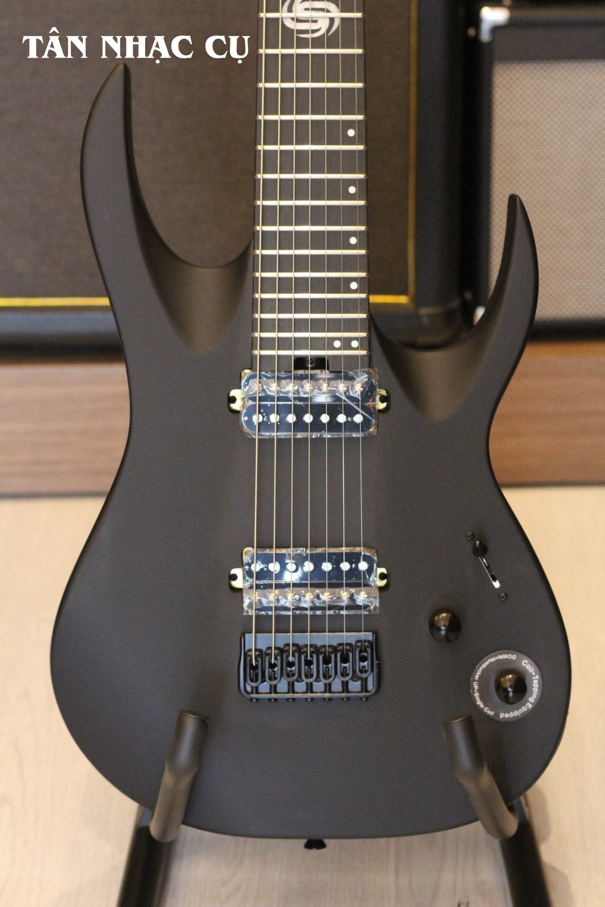 Đàn Guitar Điện Sqoe SEIB 7S 7 Strings Series HH, Carbonized Roasted Maple