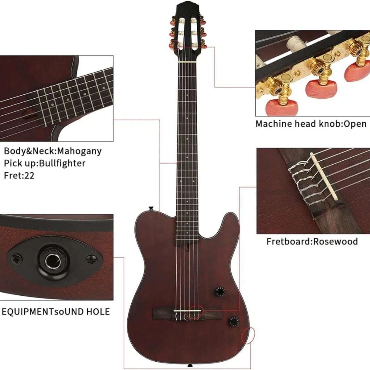 Đàn Guitar Điện Bullfighter D-K7