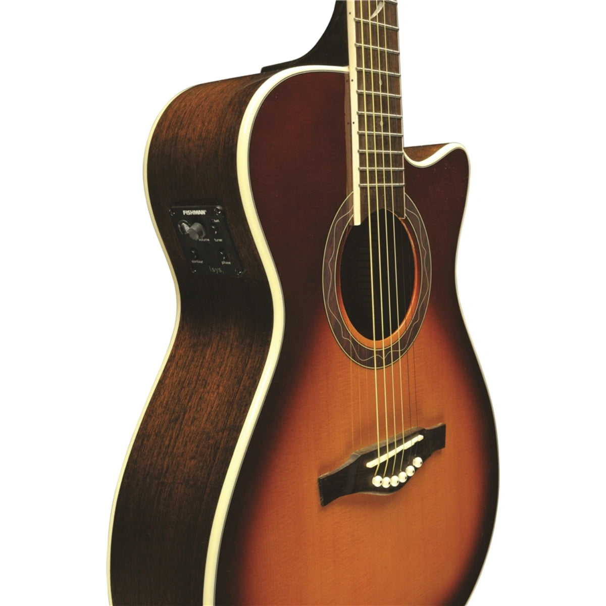 Đàn Guitar Acoustic Electric Eko One ST 018 CW EQ ETS Vintage Burst