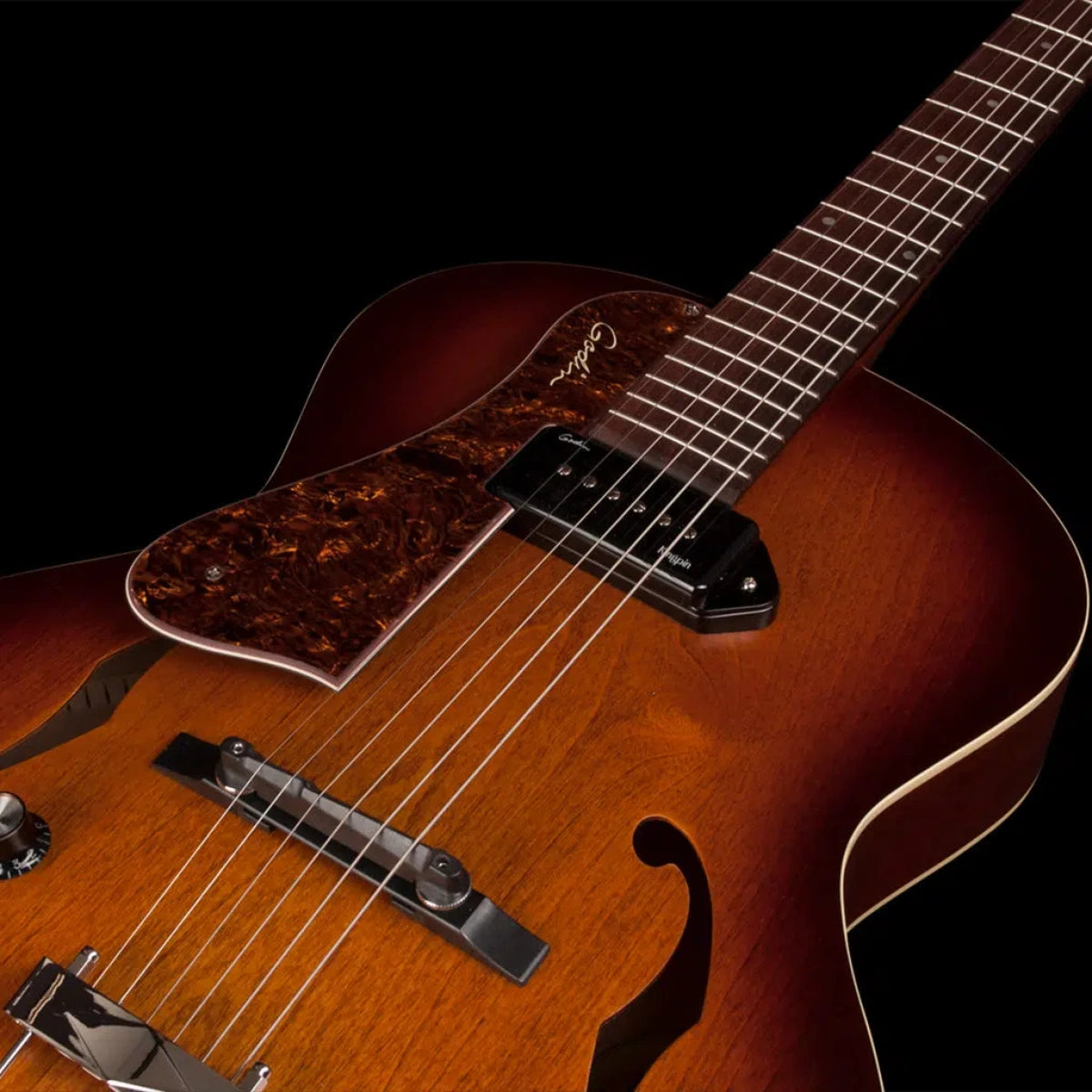 Đàn Guitar Điện Godin 5th Avenue Kingpin P90 Cognac Burst Left-Handed