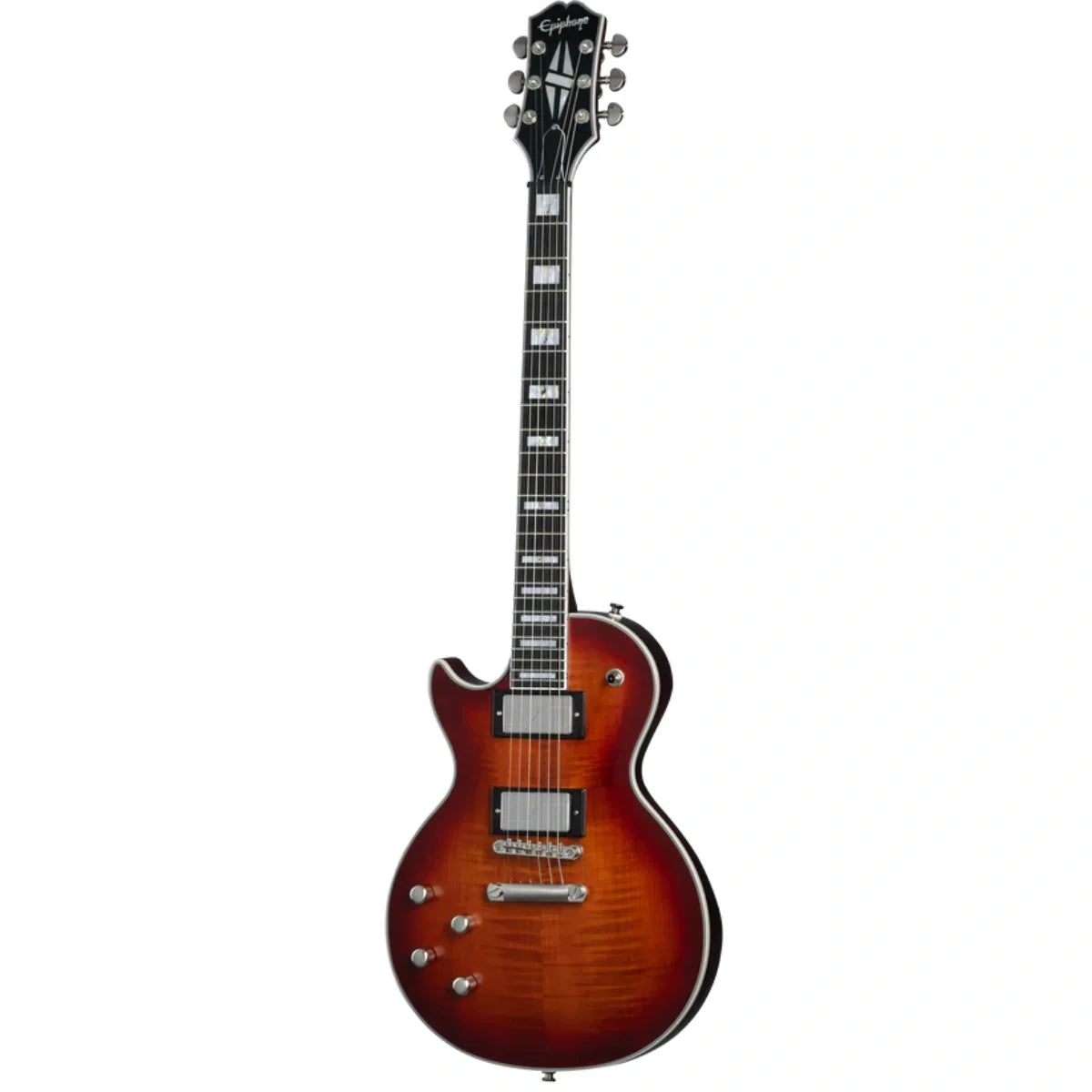 Đàn Guitar Điện Epiphone Les Paul Prophecy Left Handed màu Aged Bengal Tiger Burst