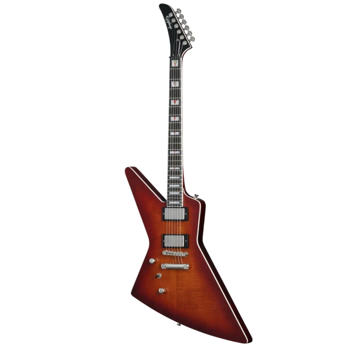 Đàn Guitar Điện Epiphone Extura Prophecy Left Handed màu Aged Bengal Tiger Burst