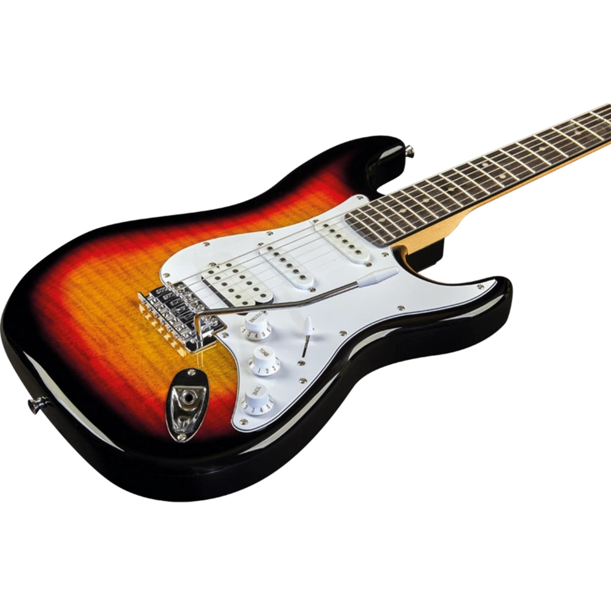 Đàn Guitar Điện Eko S-350, Sunburst Flamed